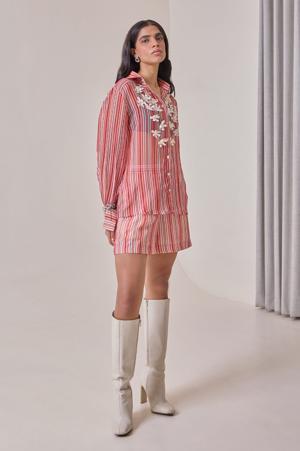 Plum Striped Shirt