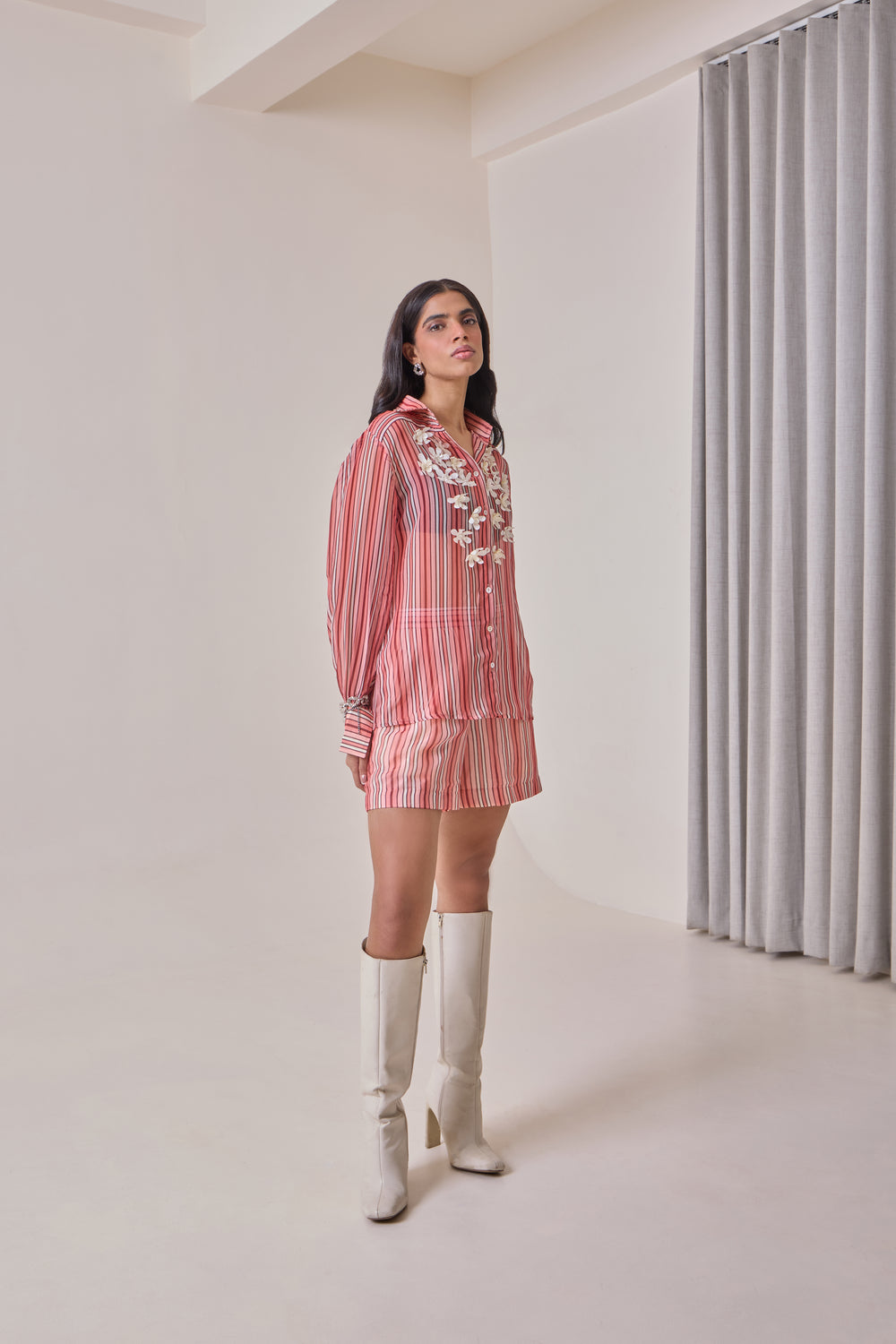 Plum Striped Shirt