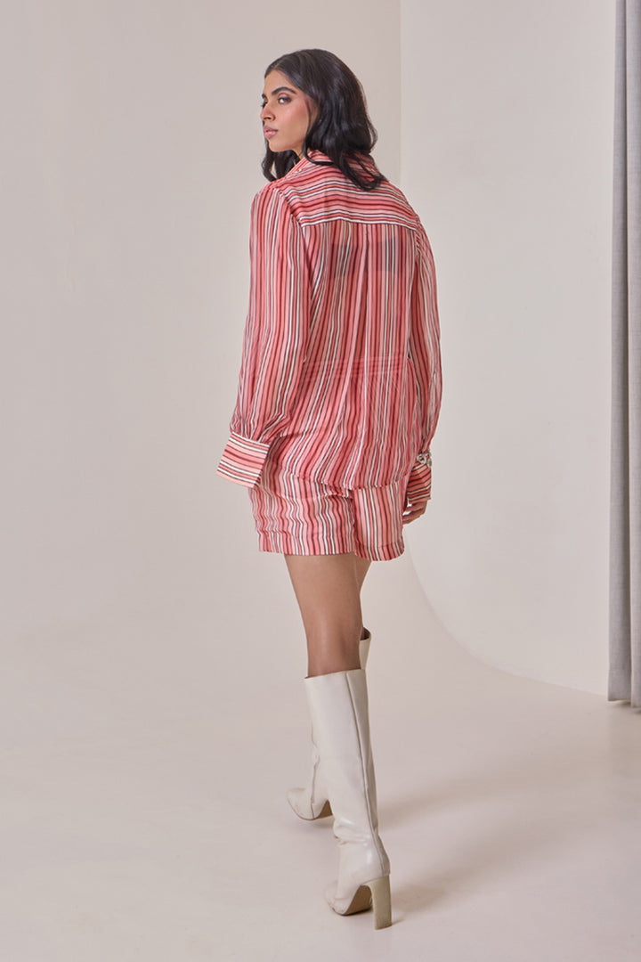 Plum Striped Shirt