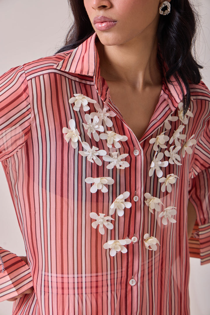 Plum Striped Shirt