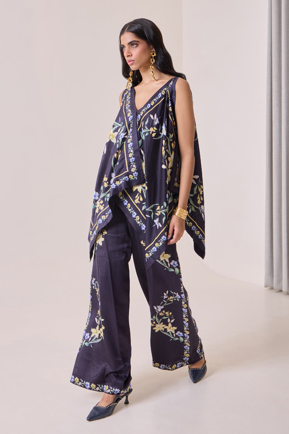 Fleur Archive Scarf Top
