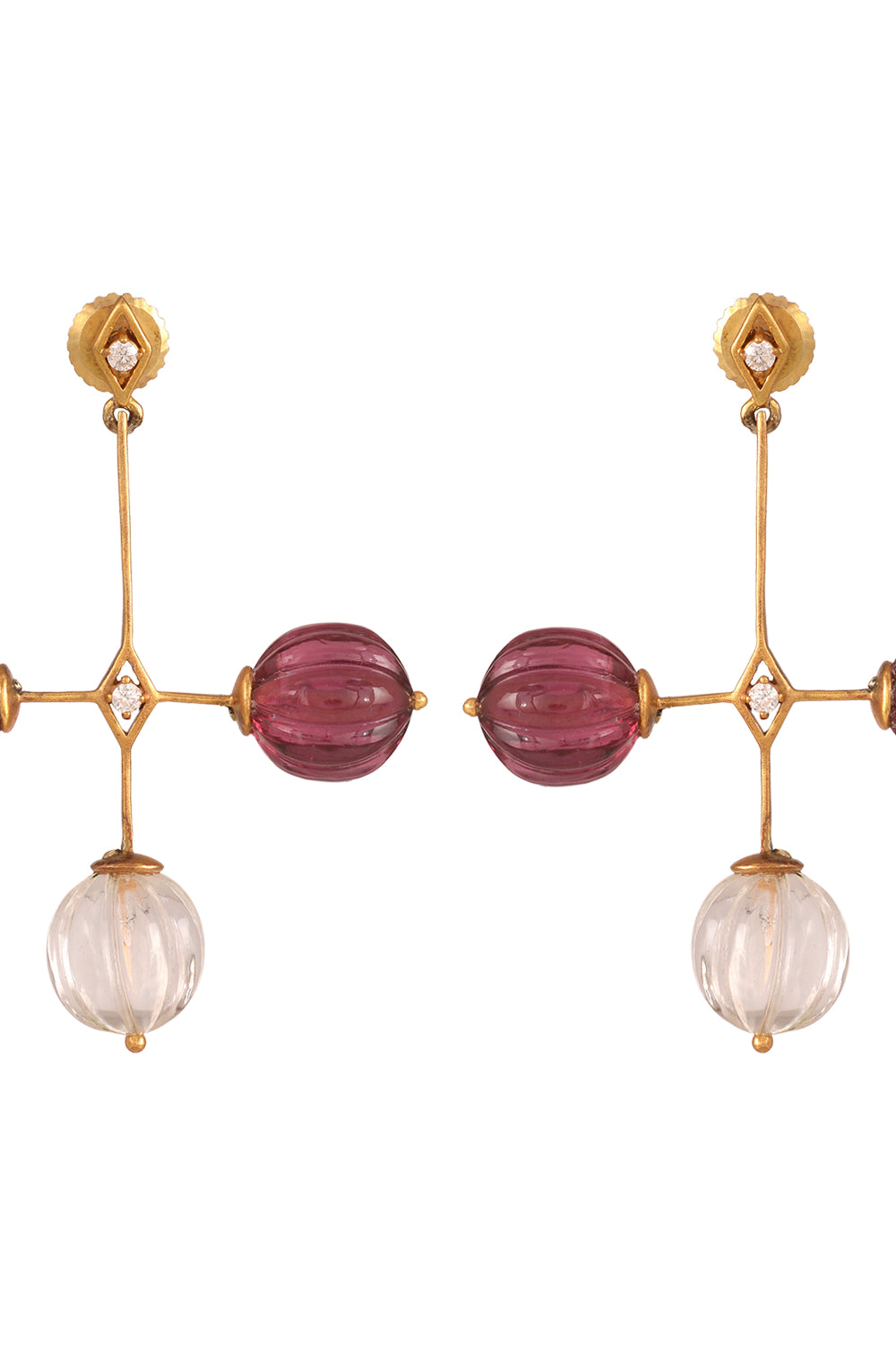 Pink Melon Earrings