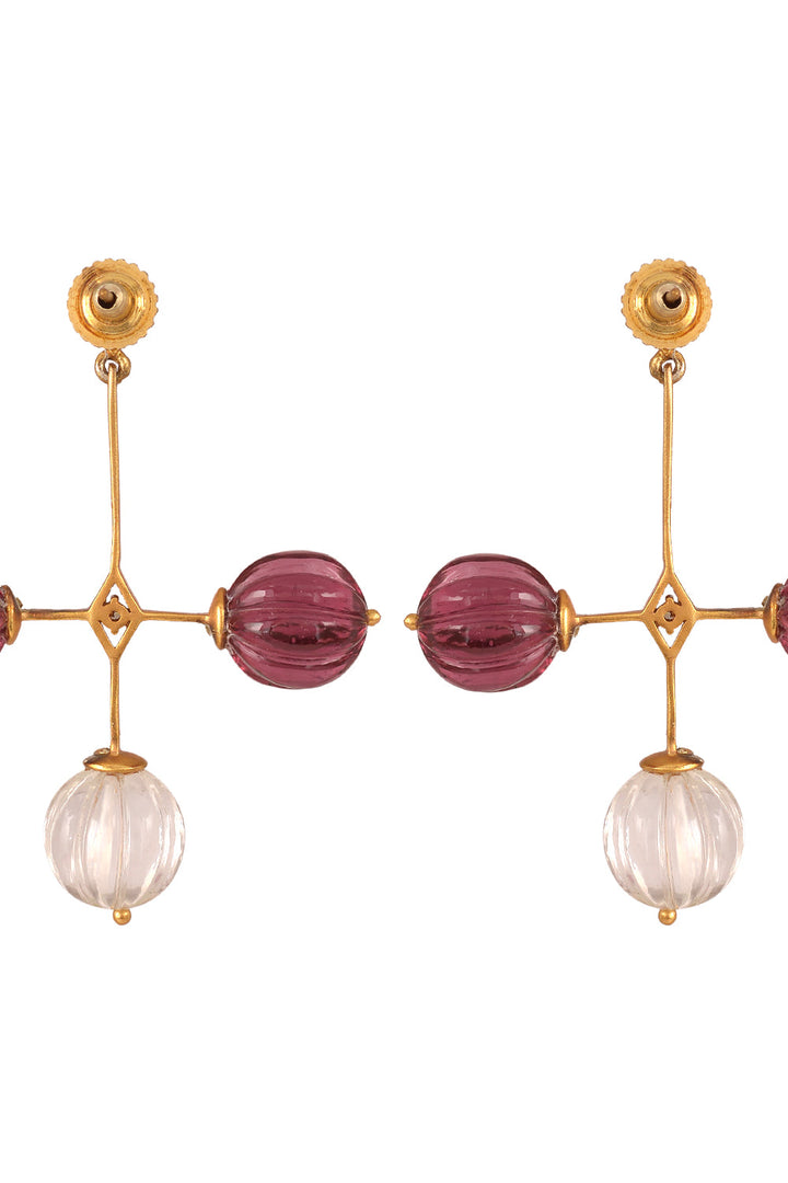 Pink Melon Earrings