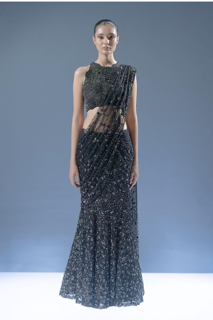 Starlit Veil Saree
