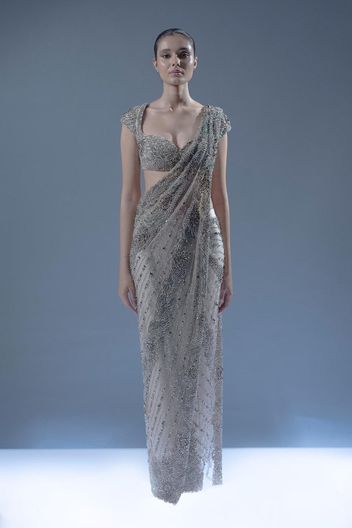 Aurora Cascade Saree