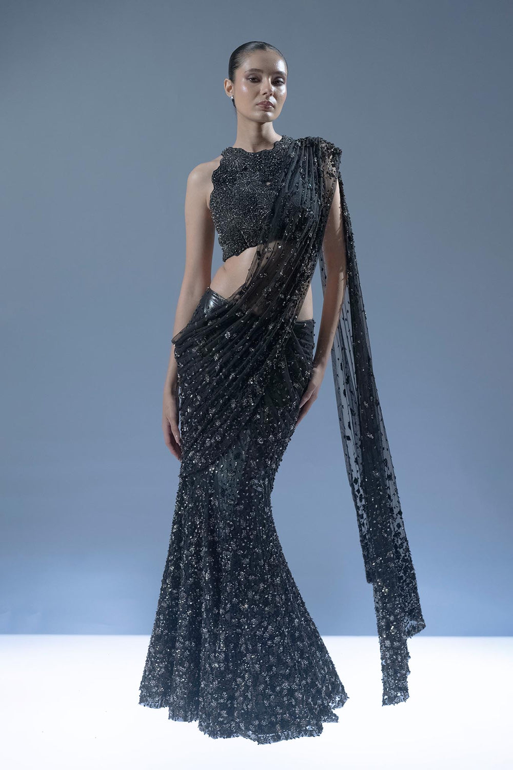 Starlit Veil Saree