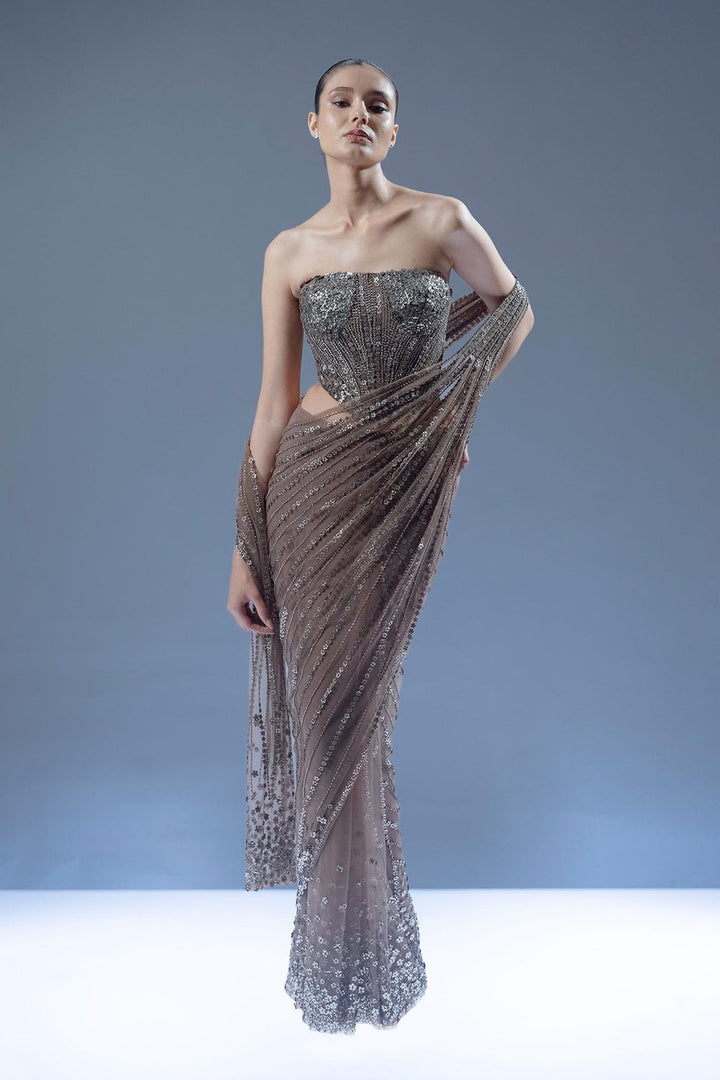 Radiance Linear Drape Saree