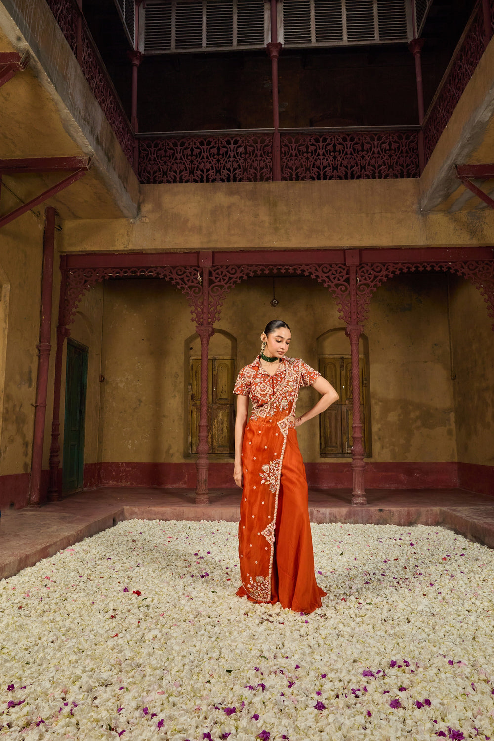 Elara Set in Saffron