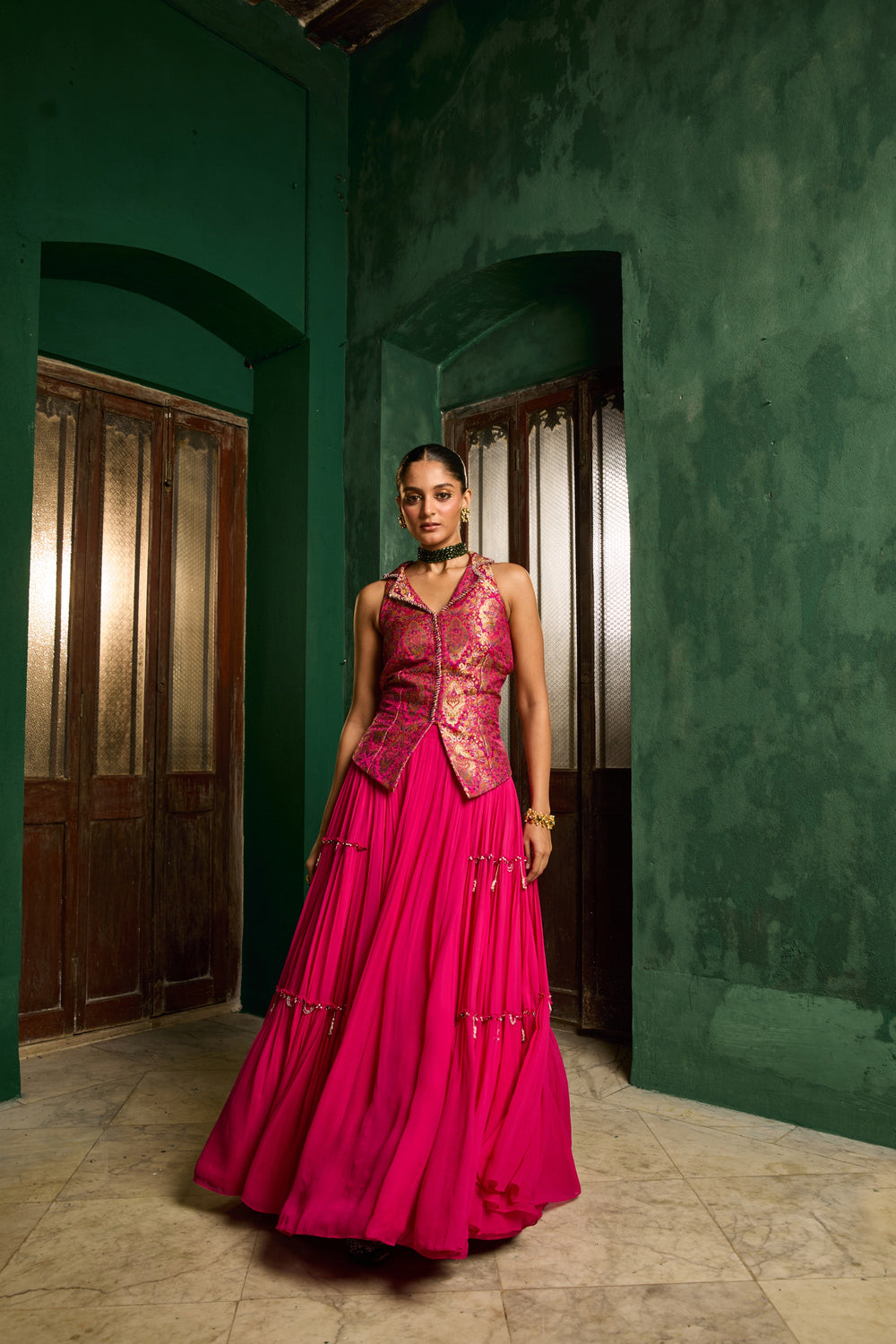 Rangrez Brocade Lehenga Set