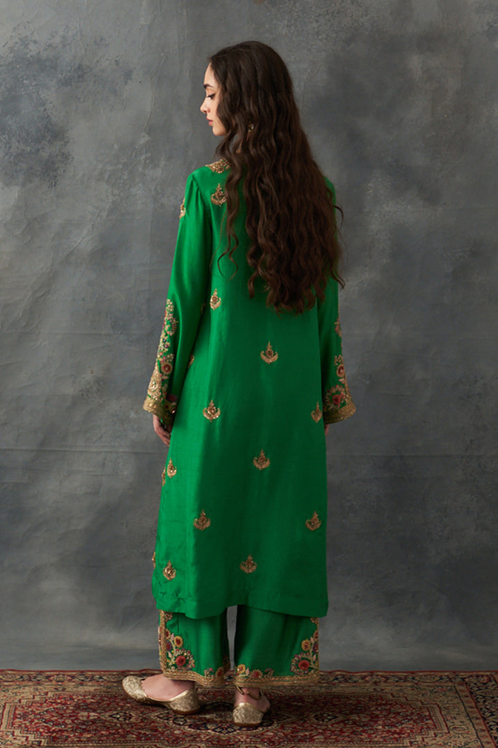 Green Kurta Set