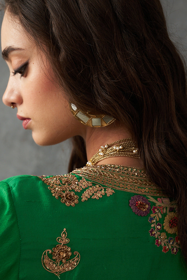 Green Kurta Set