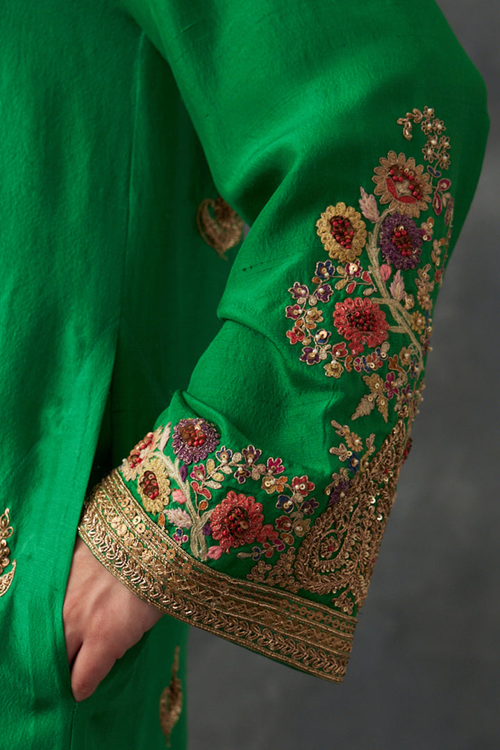 Green Kurta Set