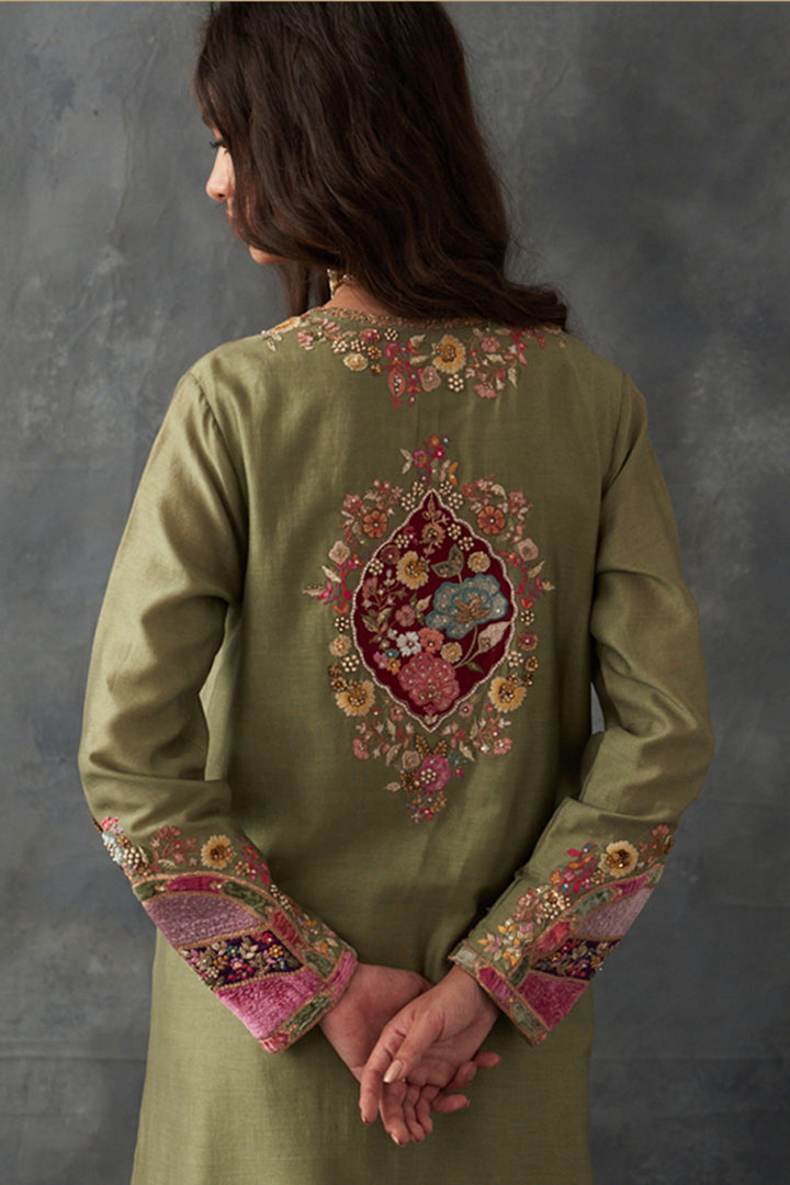Olive Kurta Set