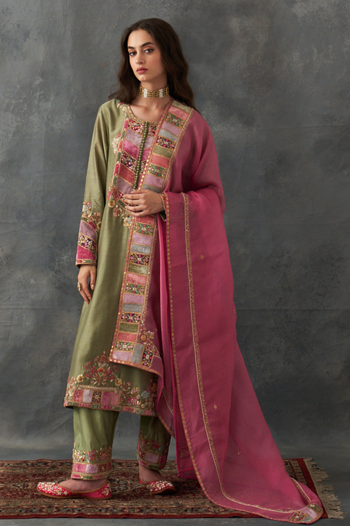 Olive Kurta Set