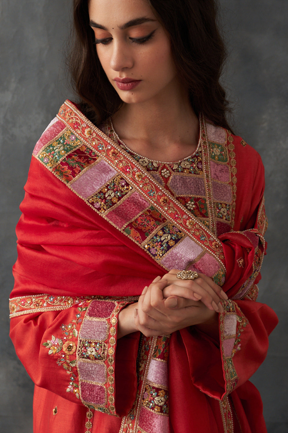 Rust Kurta Set
