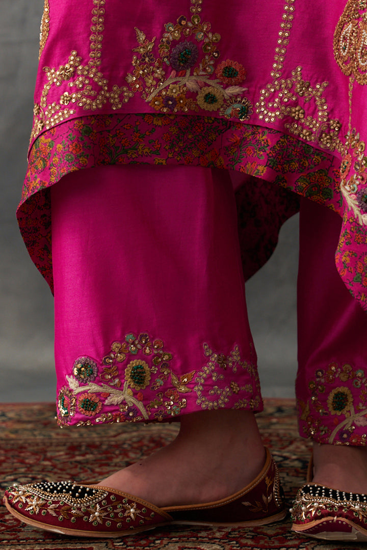 Fuchsia Pink Kurta Set