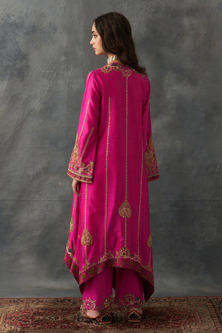 Fuchsia Pink Kurta Set