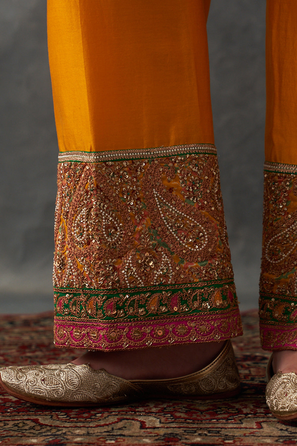 Mustard Short Kurta Set