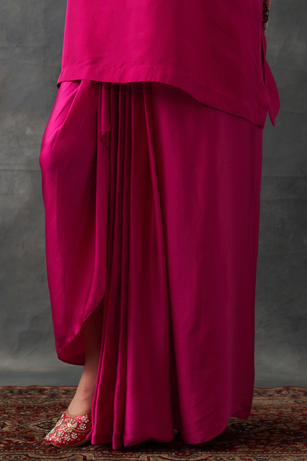 Fuchsia Pink Kurta Set