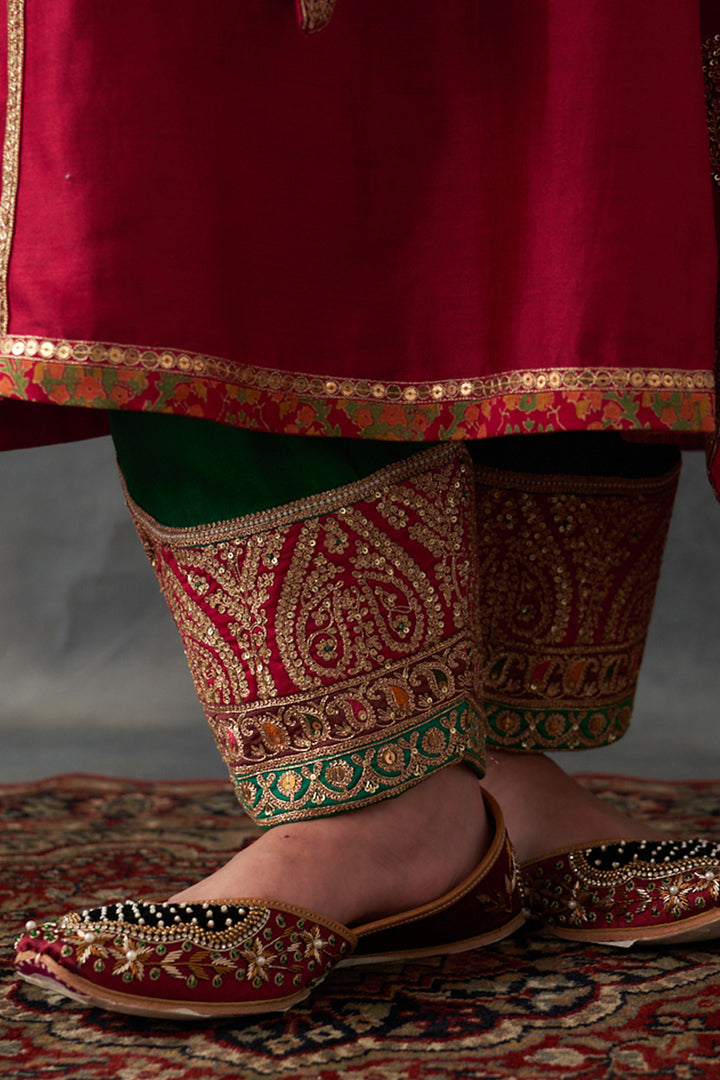 Crimson Red Kurta Set