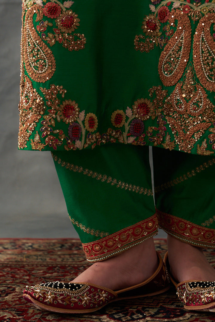 Green Kurta Set