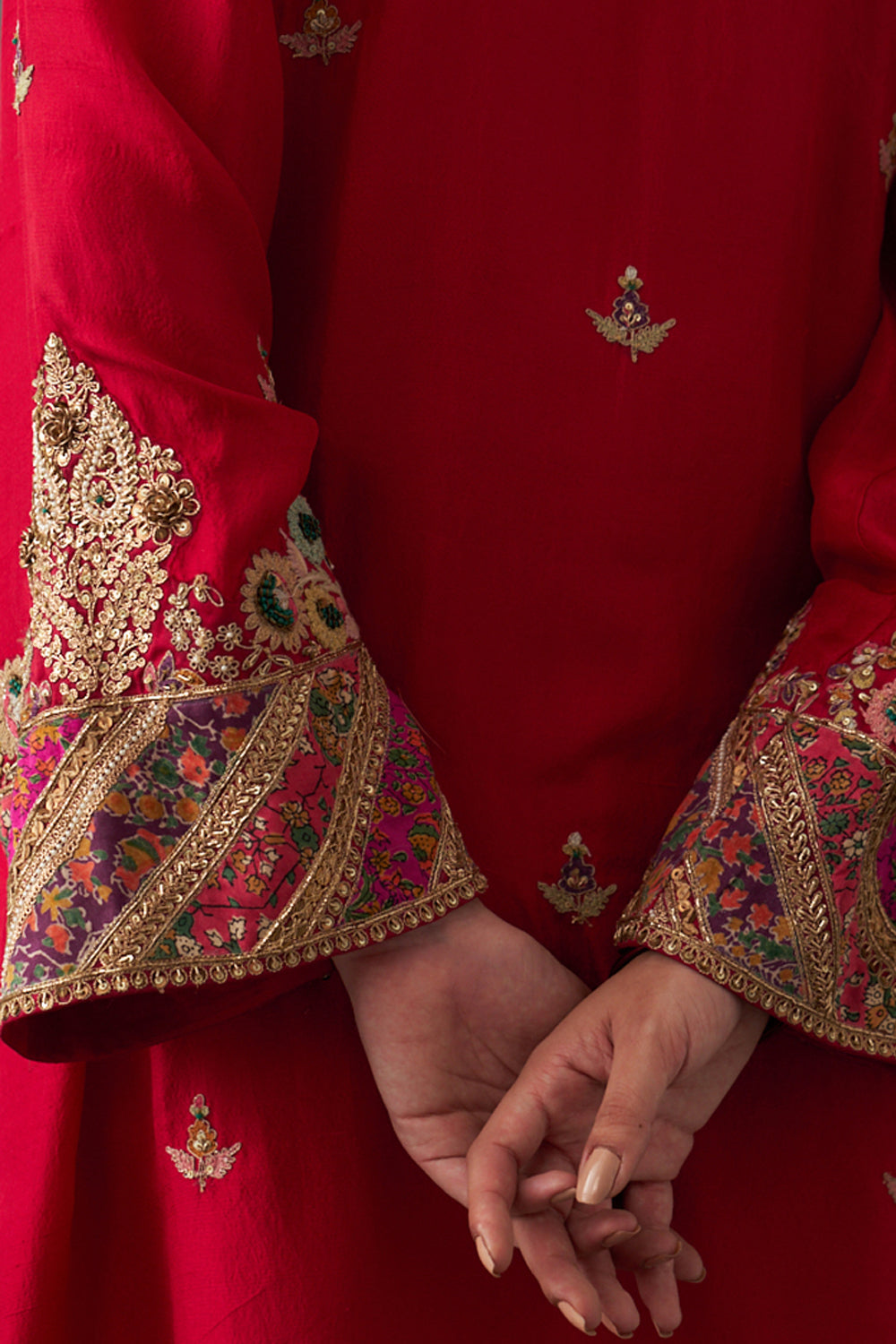Crimson Red Kurta Set