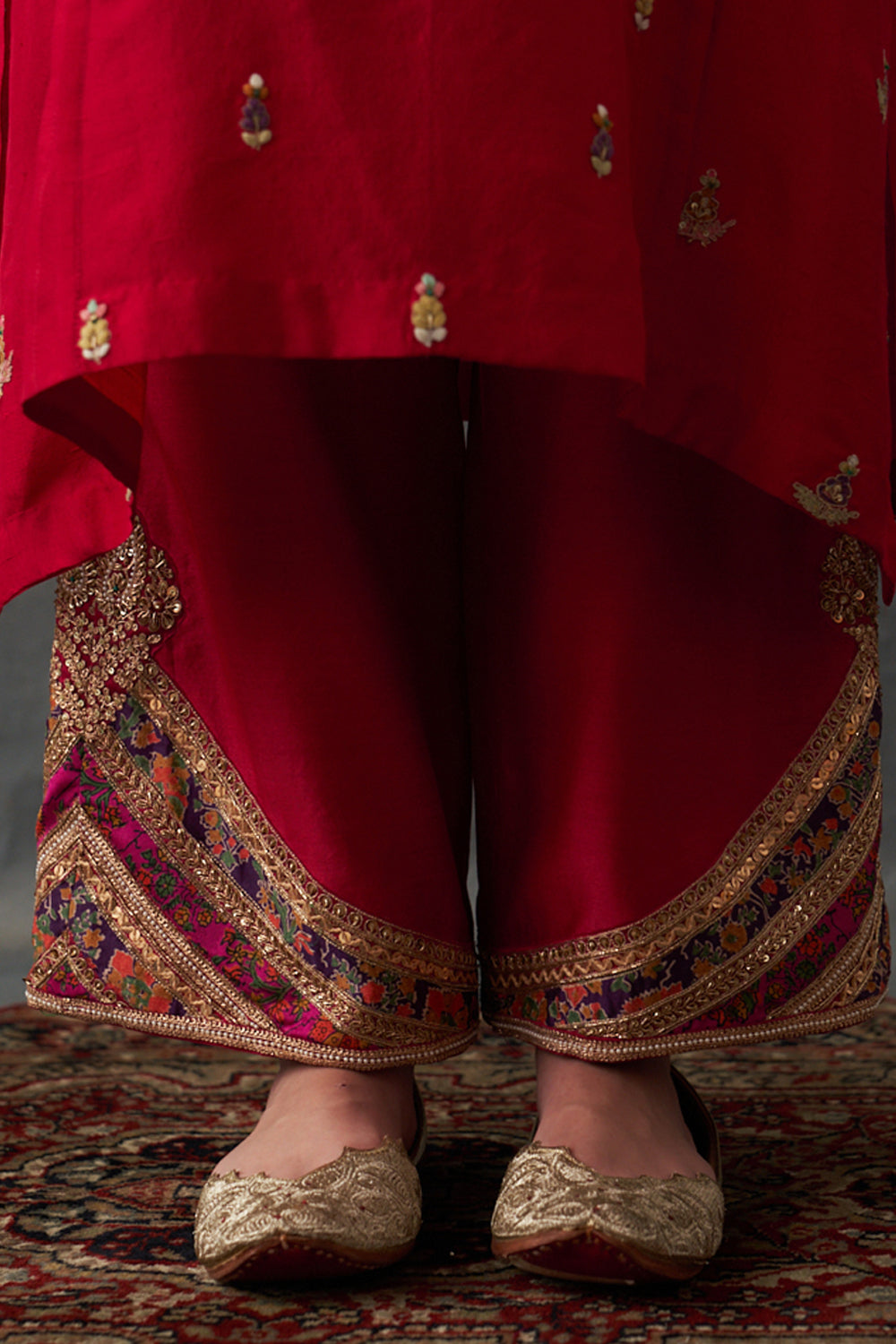 Crimson Red Kurta Set