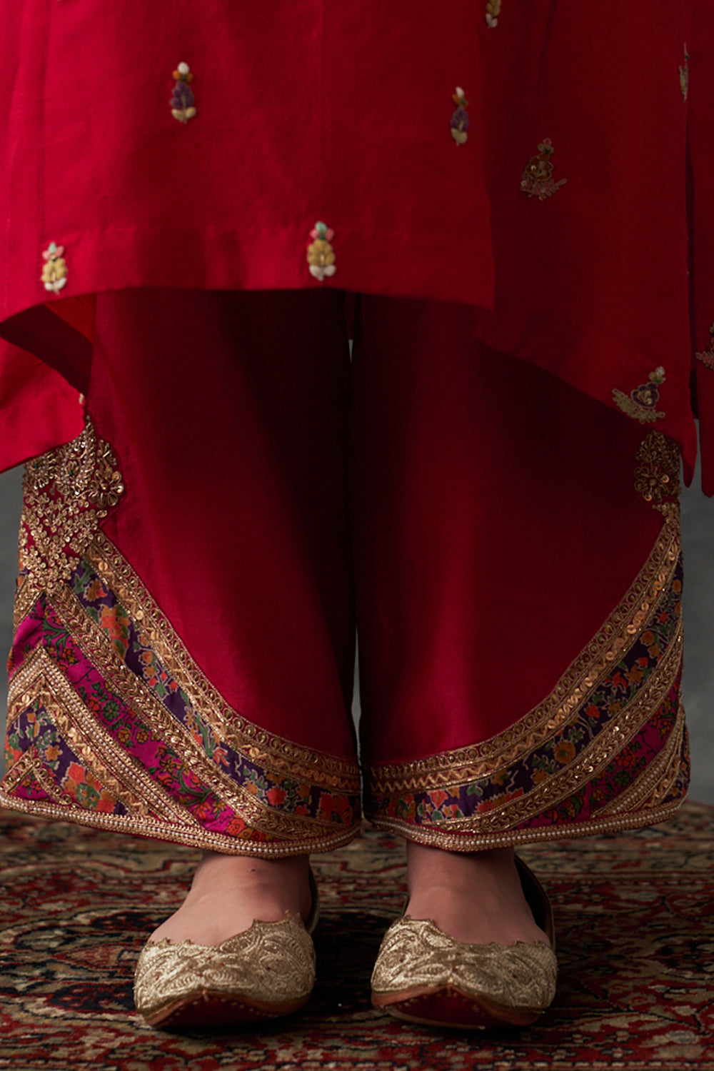 Crimson Red Kurta Set