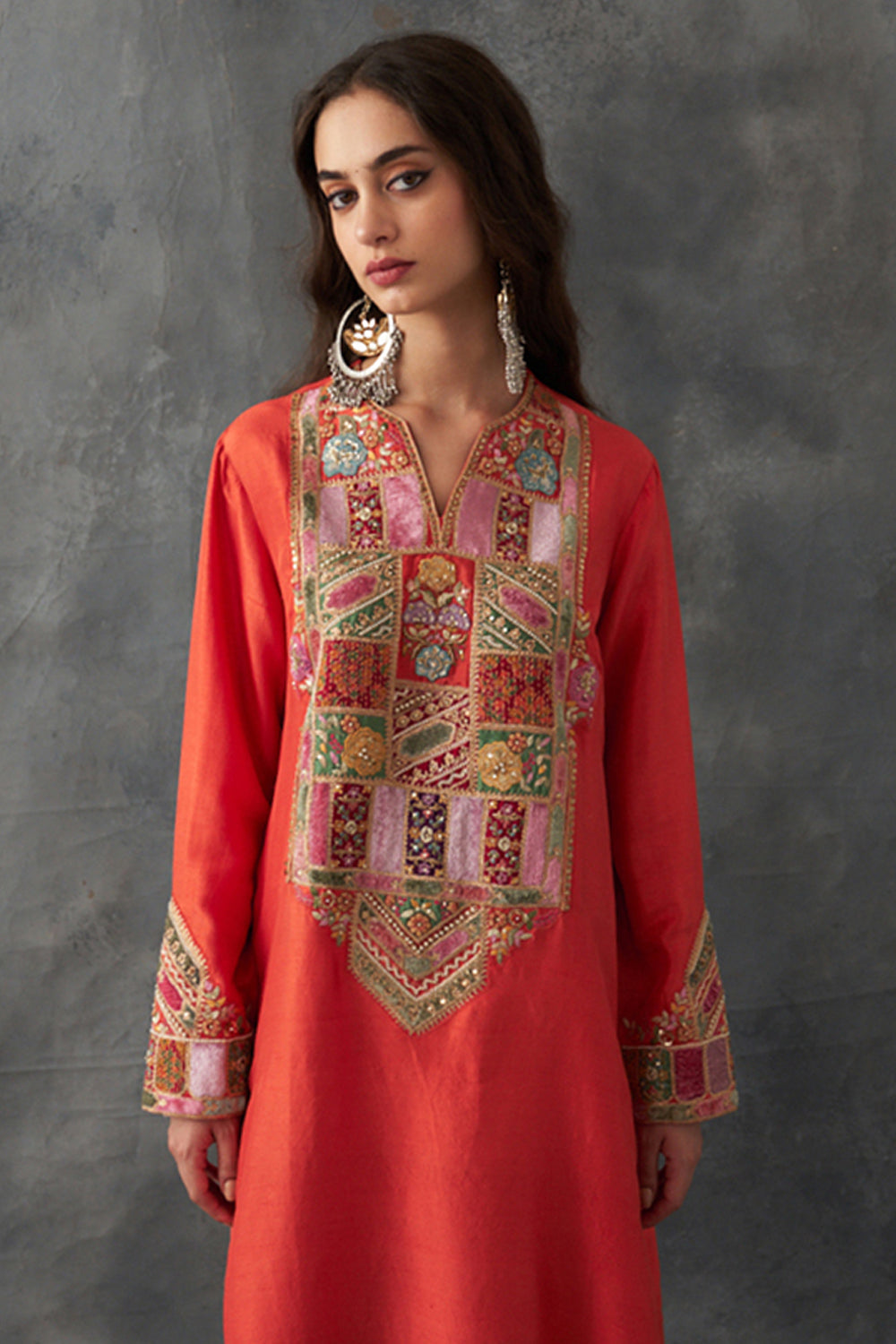 Rust Kurta Set