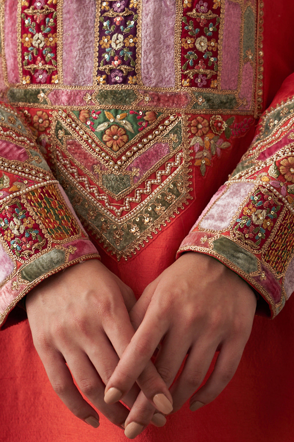 Rust Kurta Set