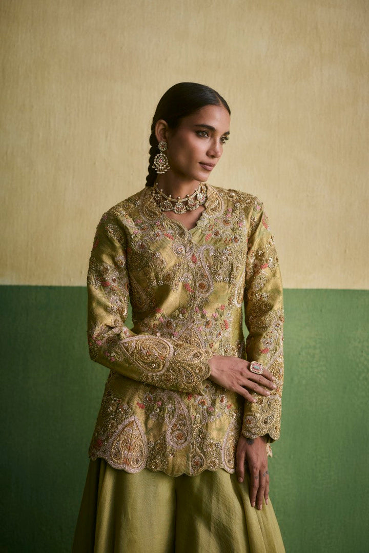 Peplum Sharara Set