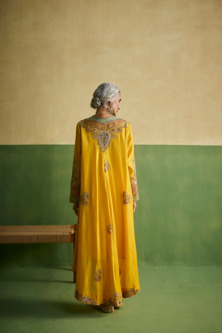 High And Low Asymetrical Kurta With Dhoti