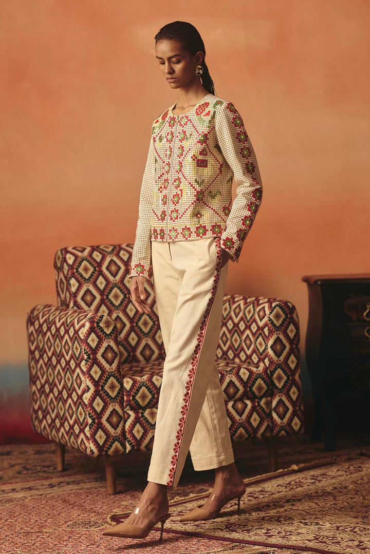 Beige Denims Trousers