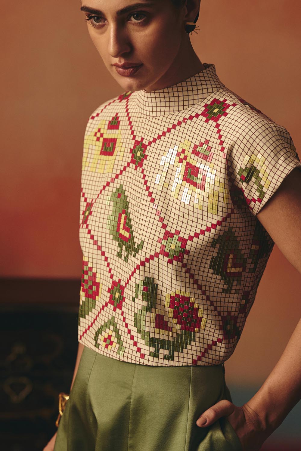 Tota Maina Crop Top