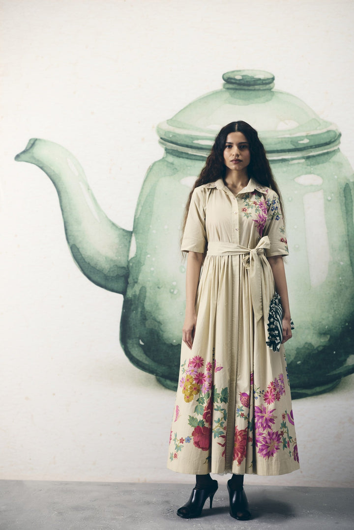 MOONFLOWER TIE DRESS