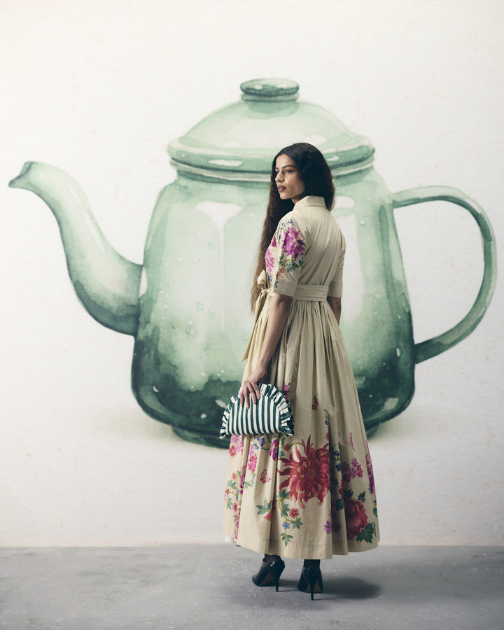 MOONFLOWER TIE DRESS