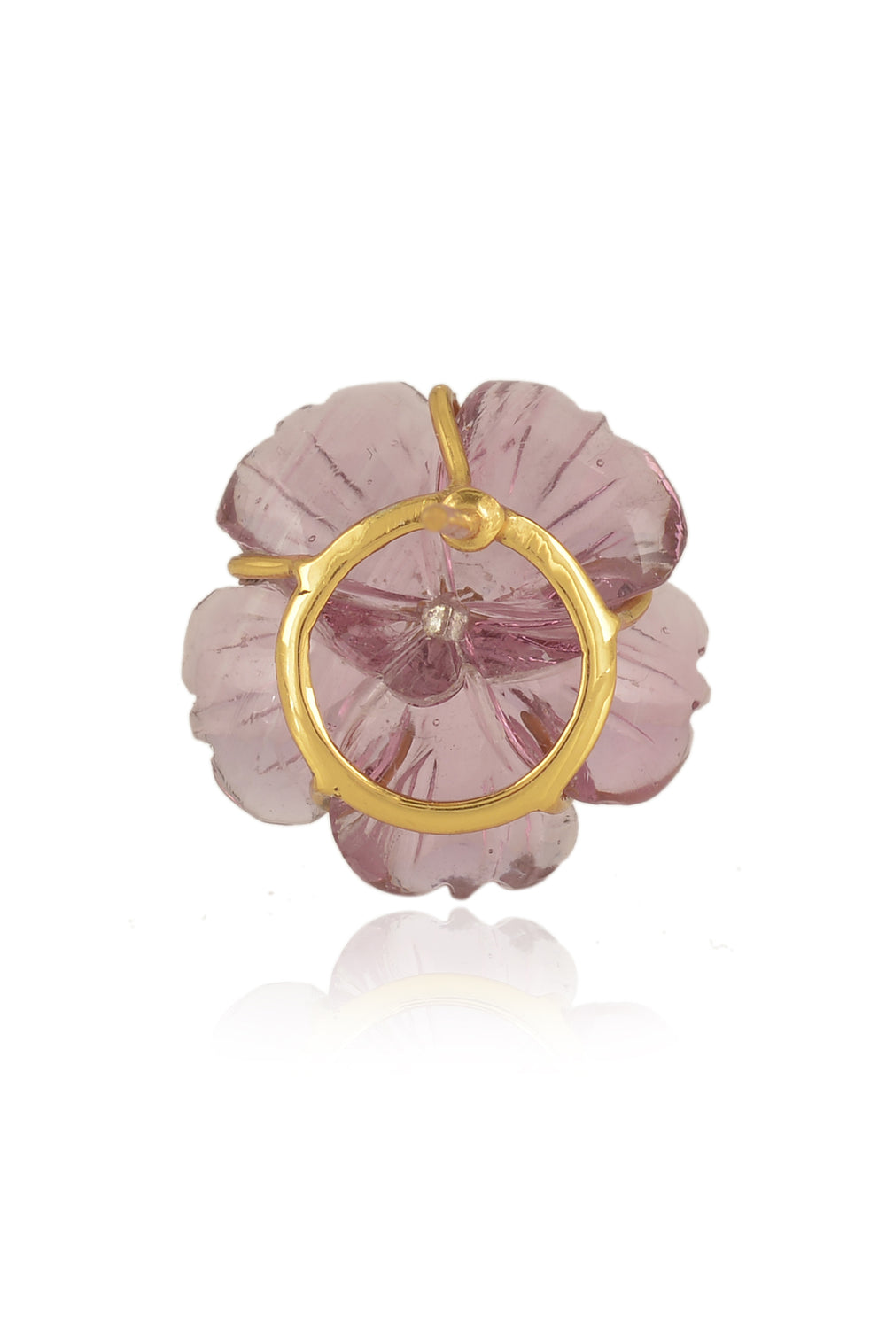 Mini Pink Floral Studs