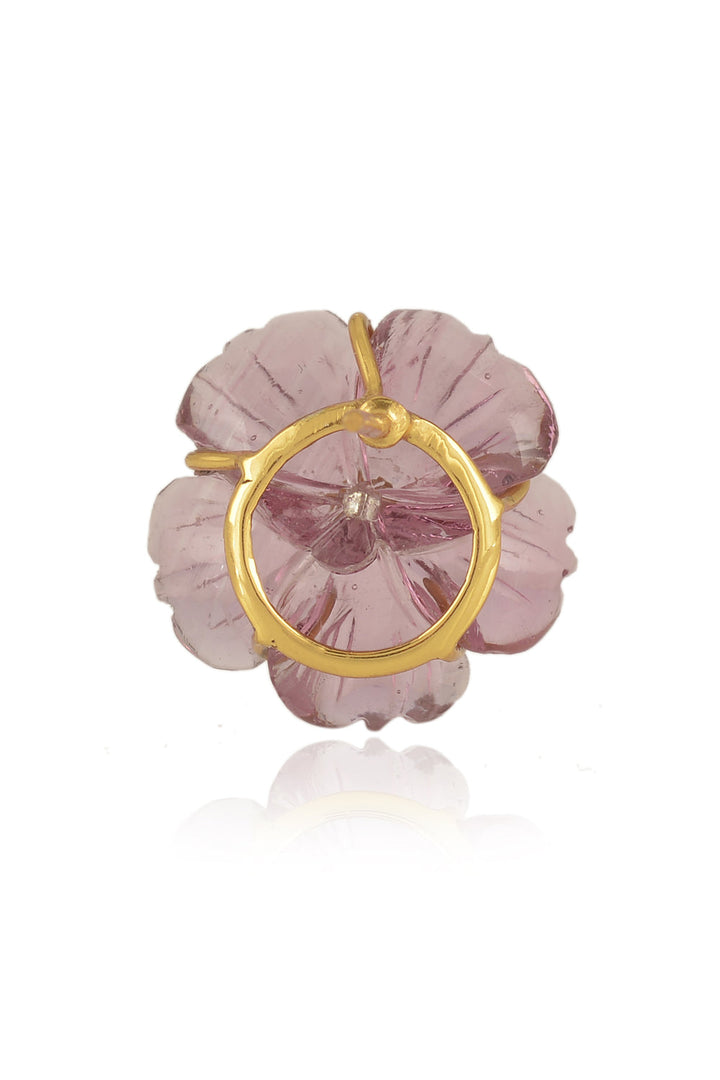 Mini Pink Floral Studs