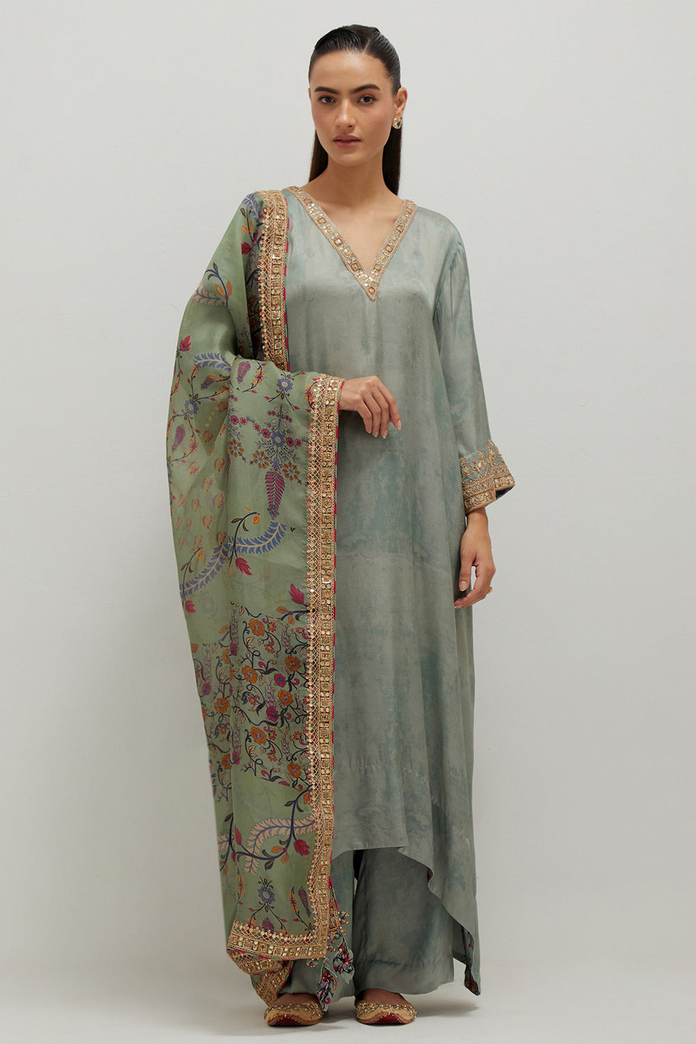 Kaftaan Kurta Set
