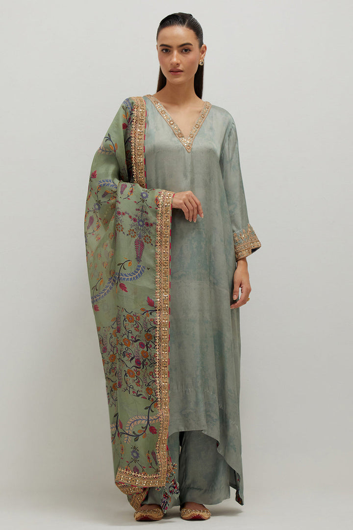 Kaftaan Kurta Set