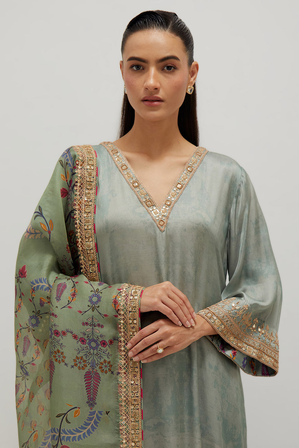 Kaftaan Kurta Set