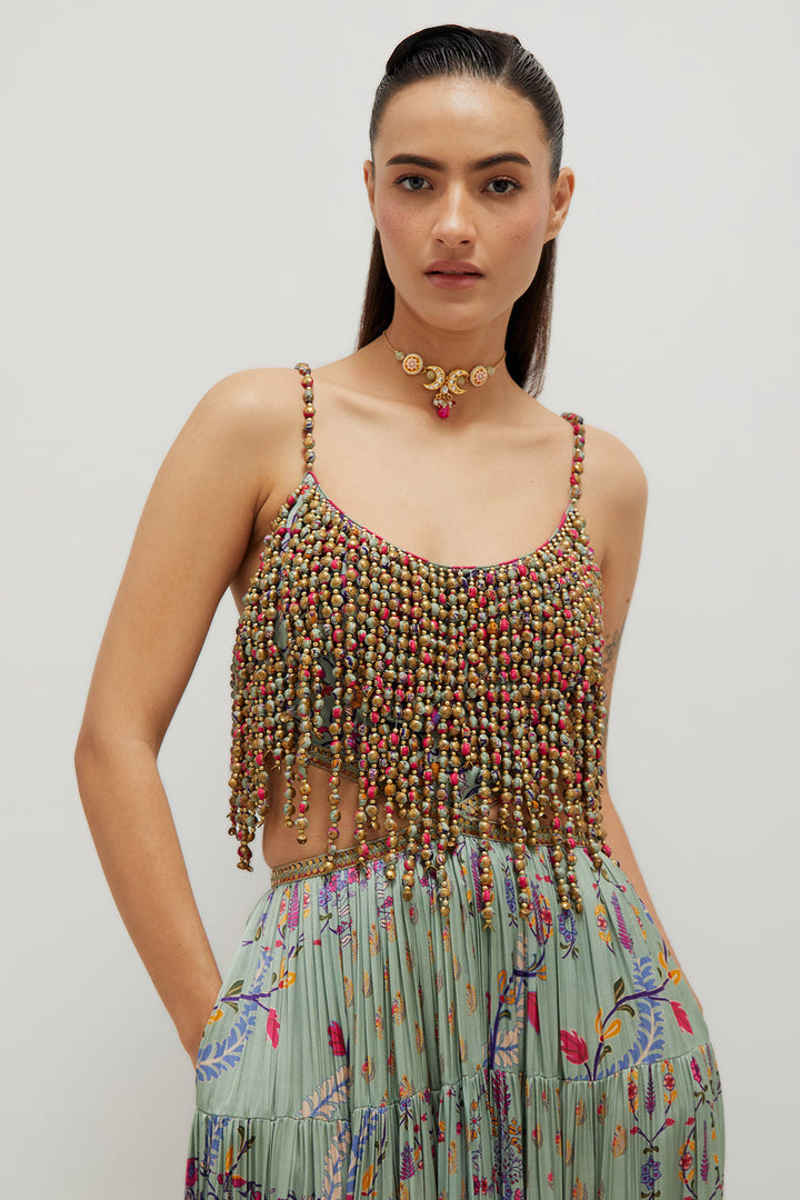 Beaded Maxi Dress