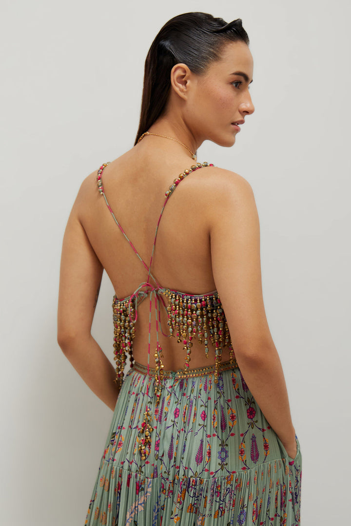 Beaded Maxi Dress