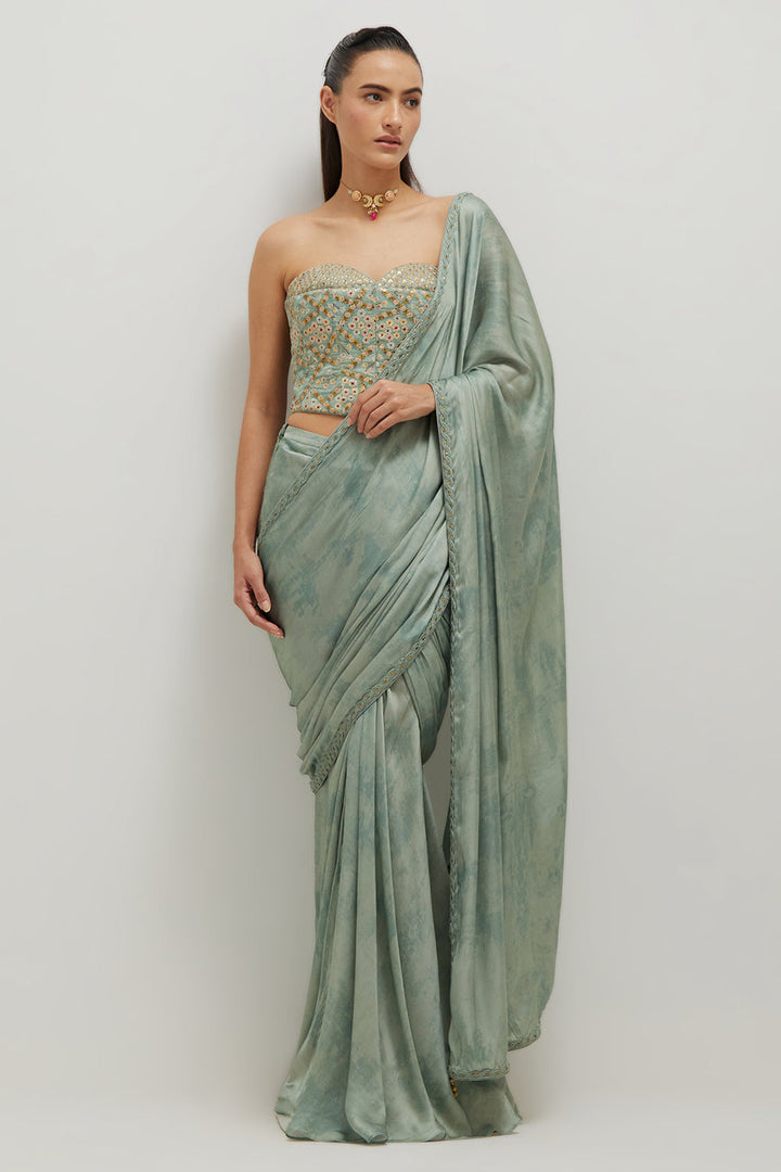 The Corset Drape Saree