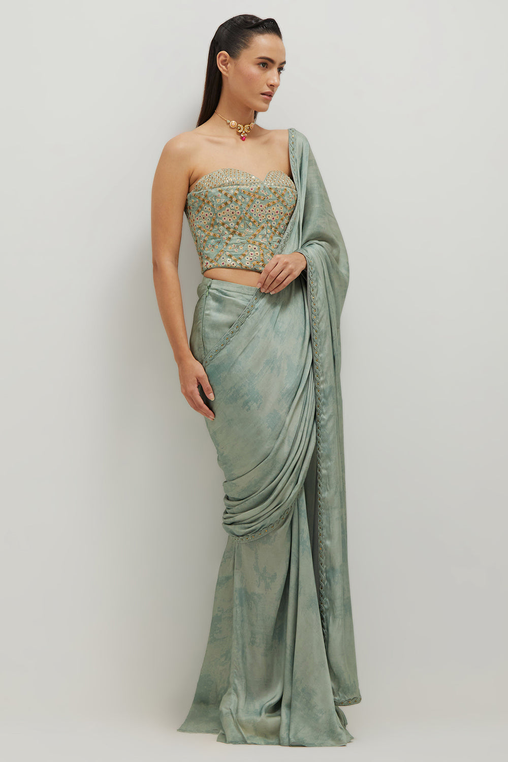 The Corset Drape Saree
