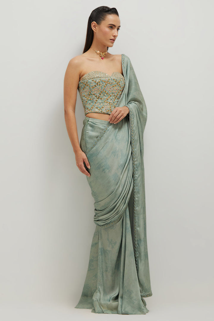 The Corset Drape Saree