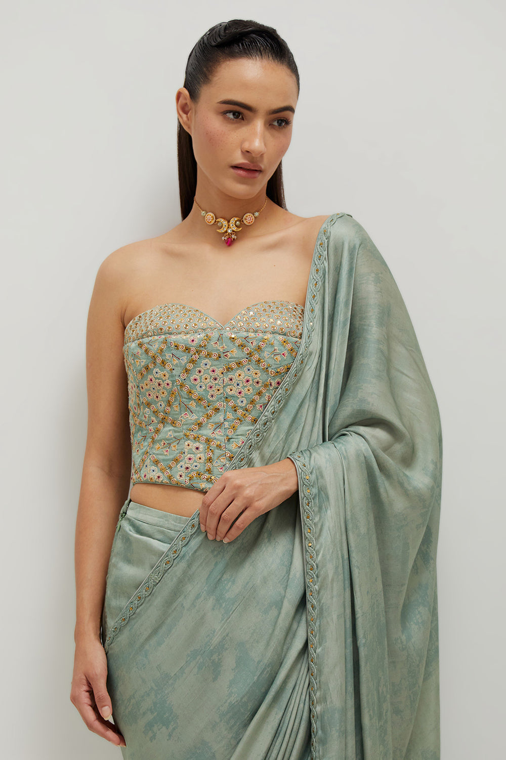 The Corset Drape Saree