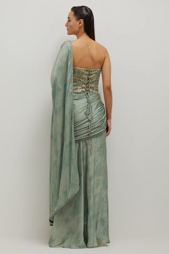 The Corset Drape Saree