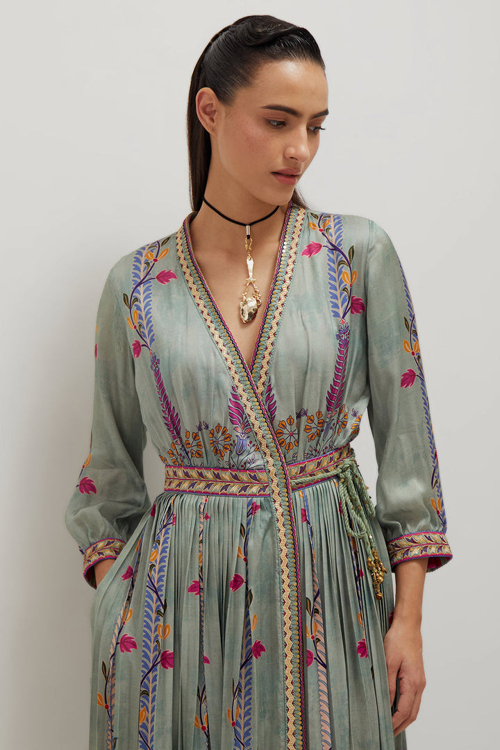 Long Wrap Dress
