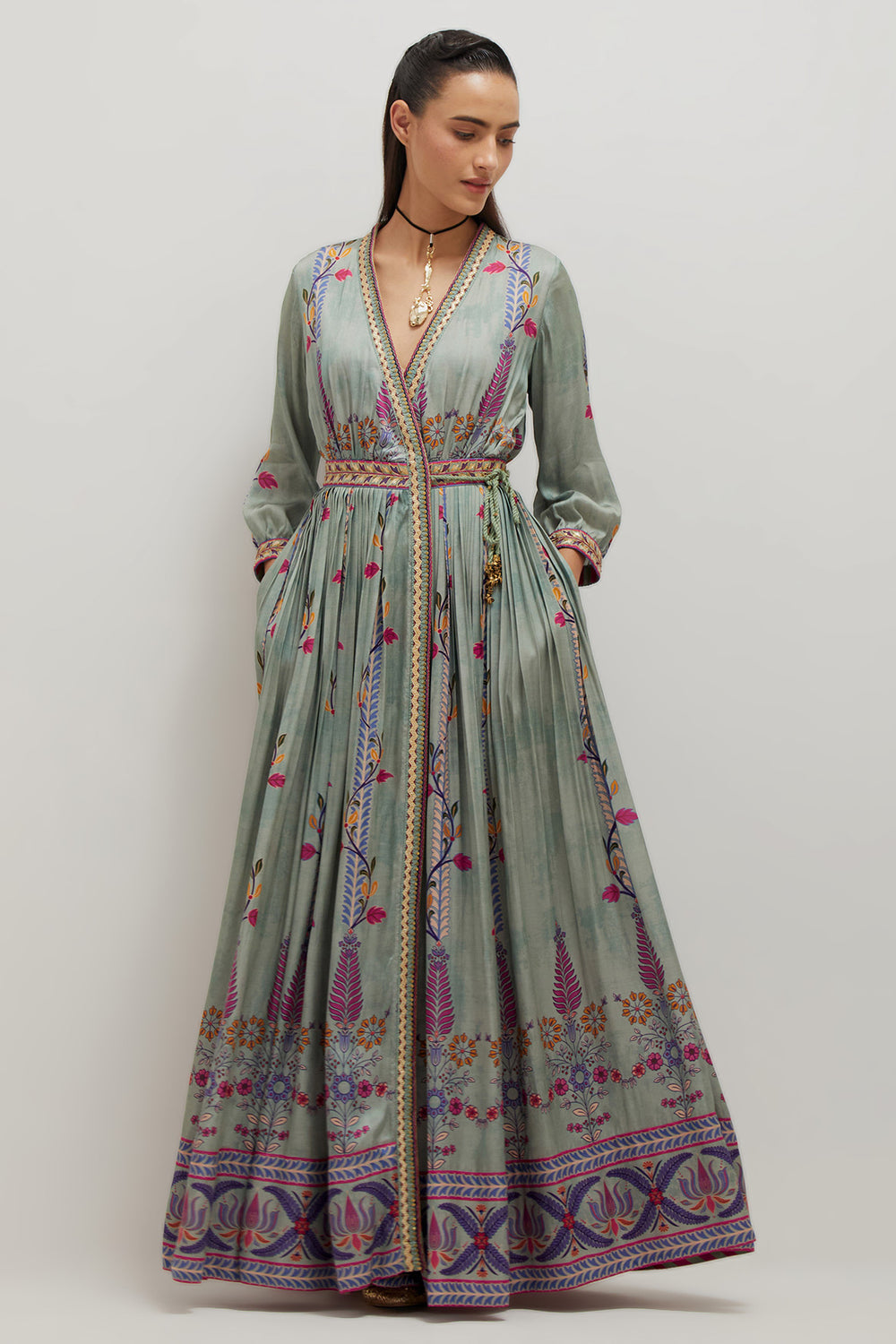 Long Wrap Dress